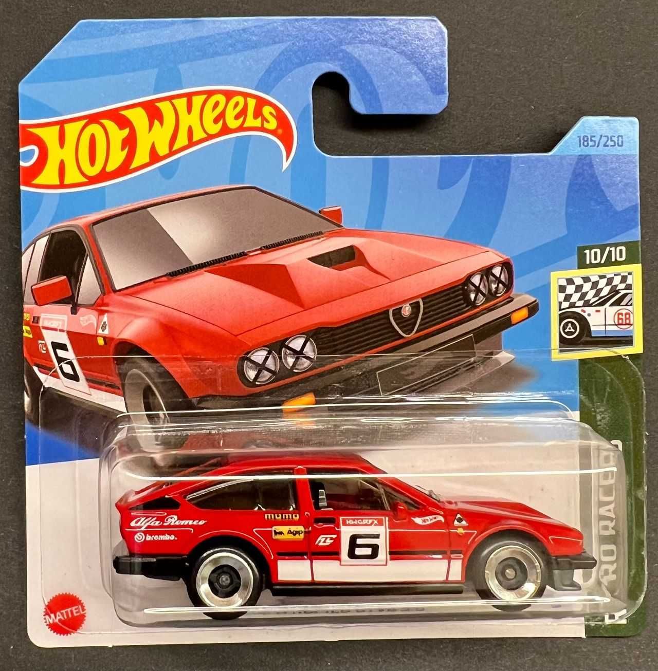 2023 Hot Wheels 185/250 RETRO RACERS 10/10 - Alfa Romeo GTV6 3.0