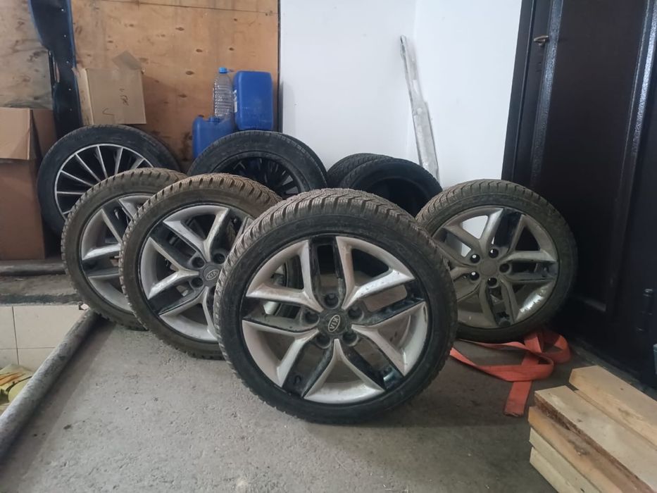 Комлект колес с дисками кия хендай