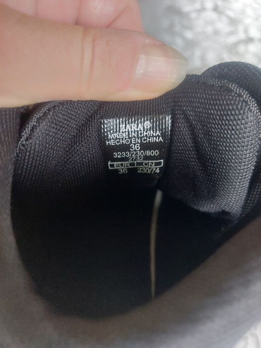 Детски черни кожени боти