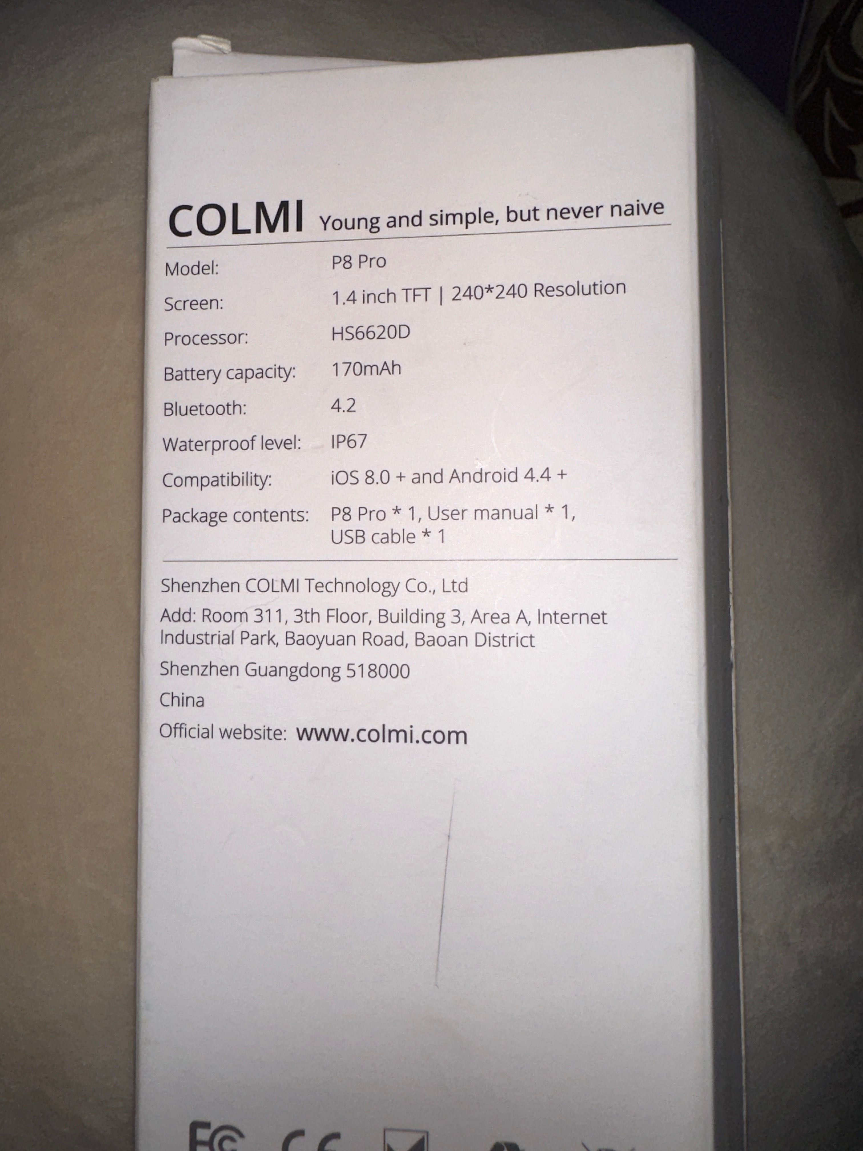 Smart watch Colmi P8 Pro
