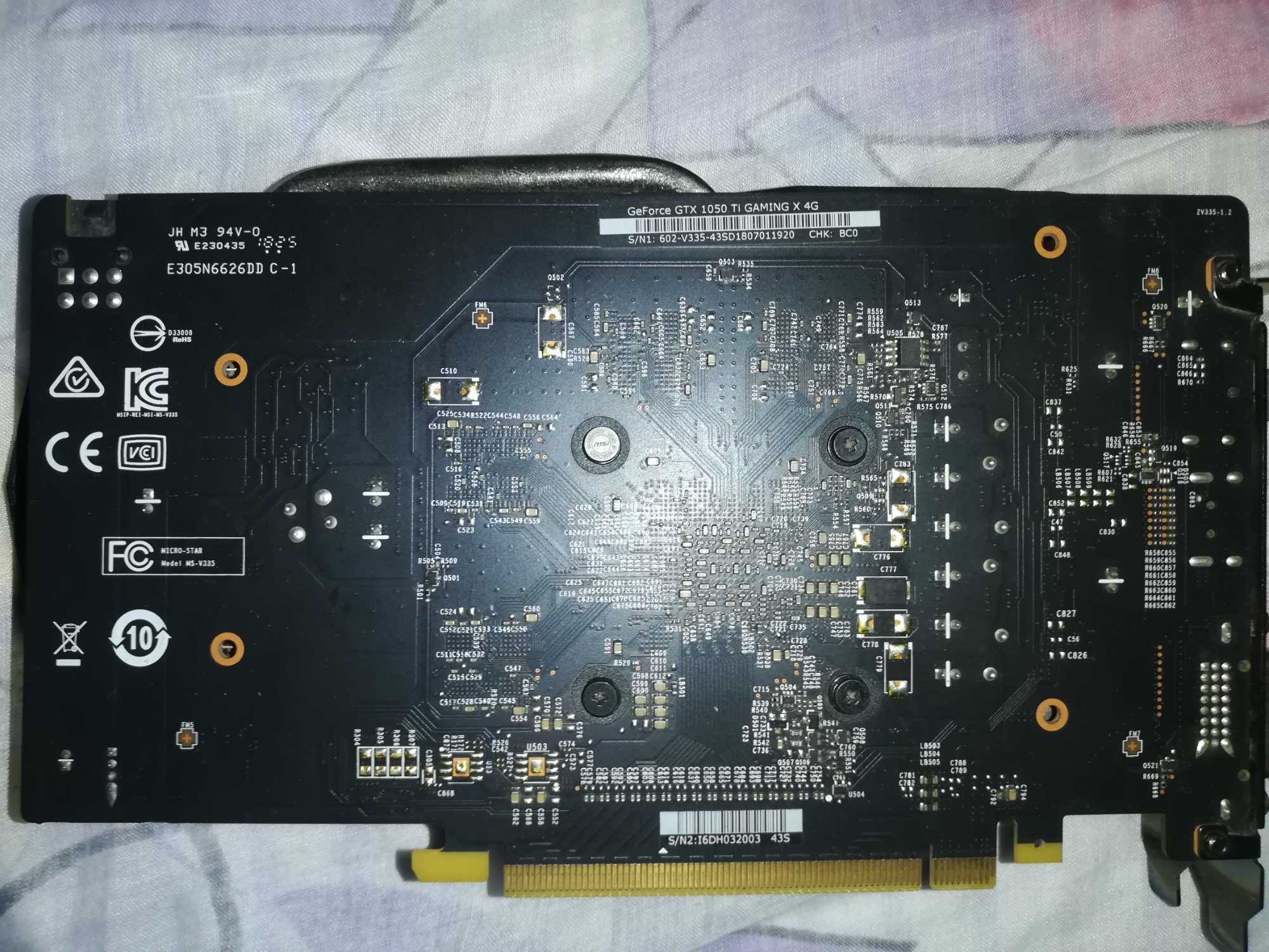 Msi Geforce Gtx 1050 ti 4 gb Gaming X Twin Frozr VI