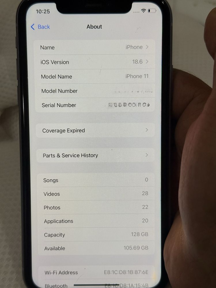 Iphone 11 , 128 gb , Purple