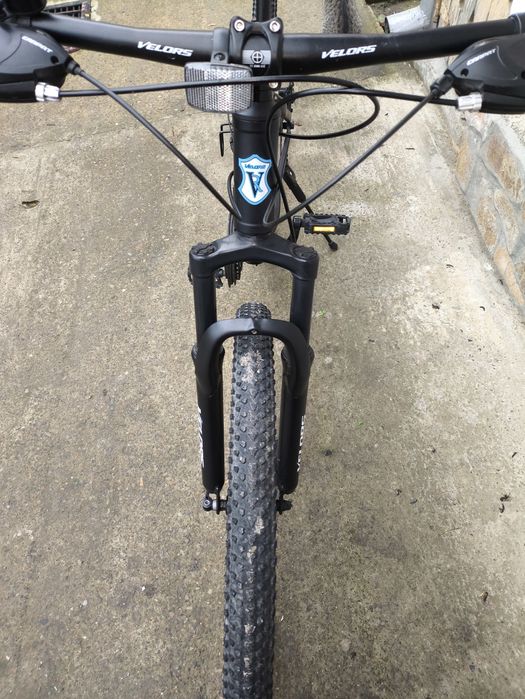 Bicicleta MTB-HT Velors Venus 2.7 V27302G 27,5", Negru/Alb/Albastru