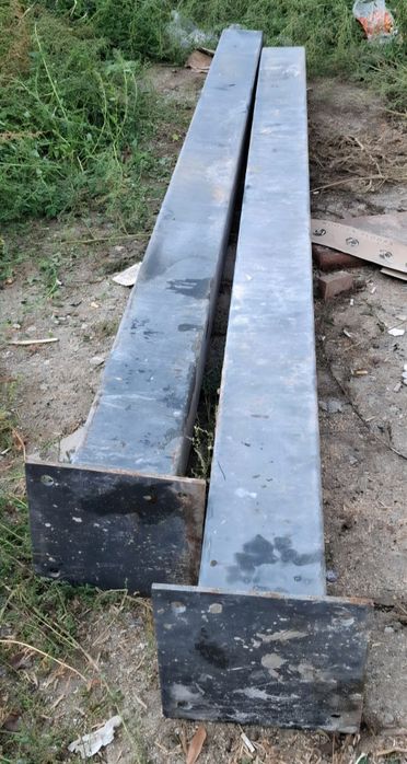 Vand 2 buc teava rectangulara 310 × 20 × 20 × 0,6 cm