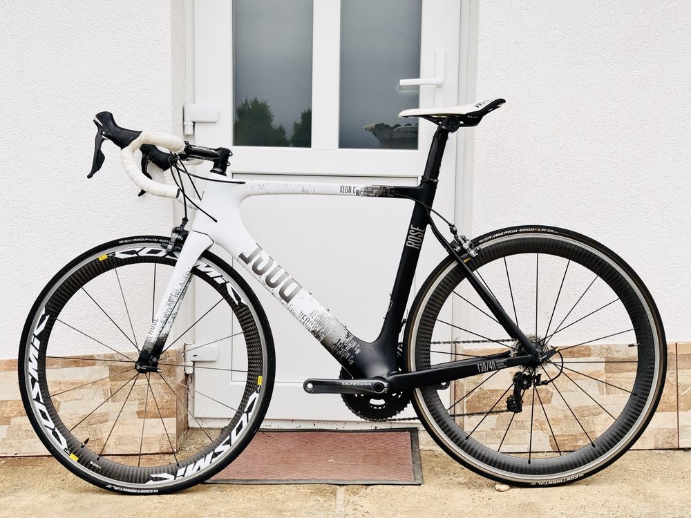 Cursieră CARBON ROSE XEON CW,jante carbon Mavic COSMIC SL,full ULTEGRA