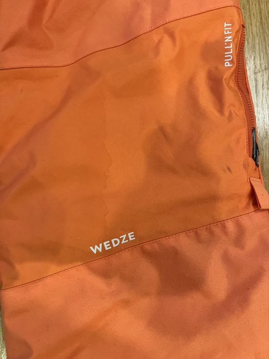 Salopeta ski Piste 500 Wedze orange 105-124cm (5-6 ani)