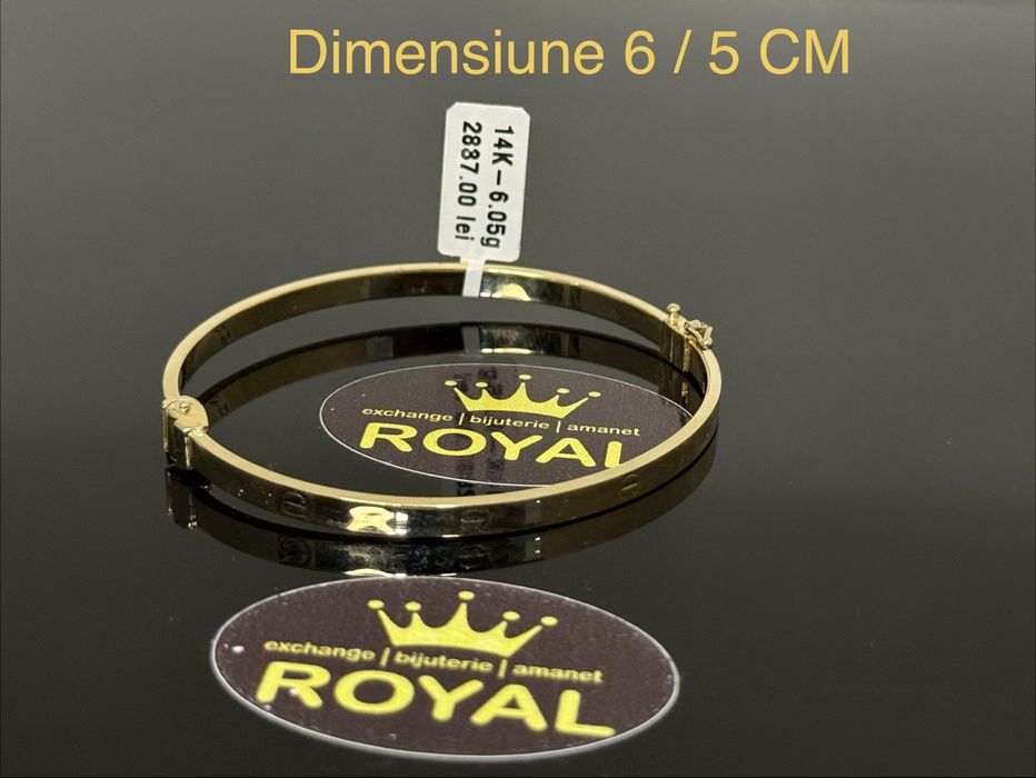 Bijuteria Royal : Bratara AUR NOU 14K Dama Fixa / 6.05 GR