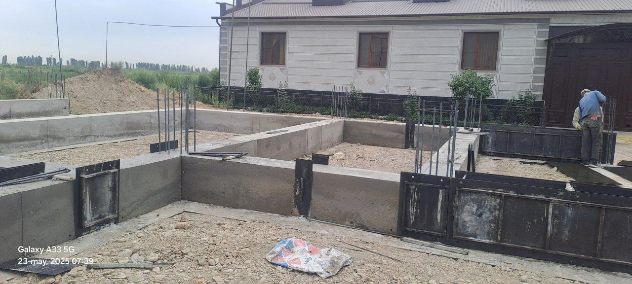 Бетон ишлариСтяшка Гишт уришСесмаРегилКалонна