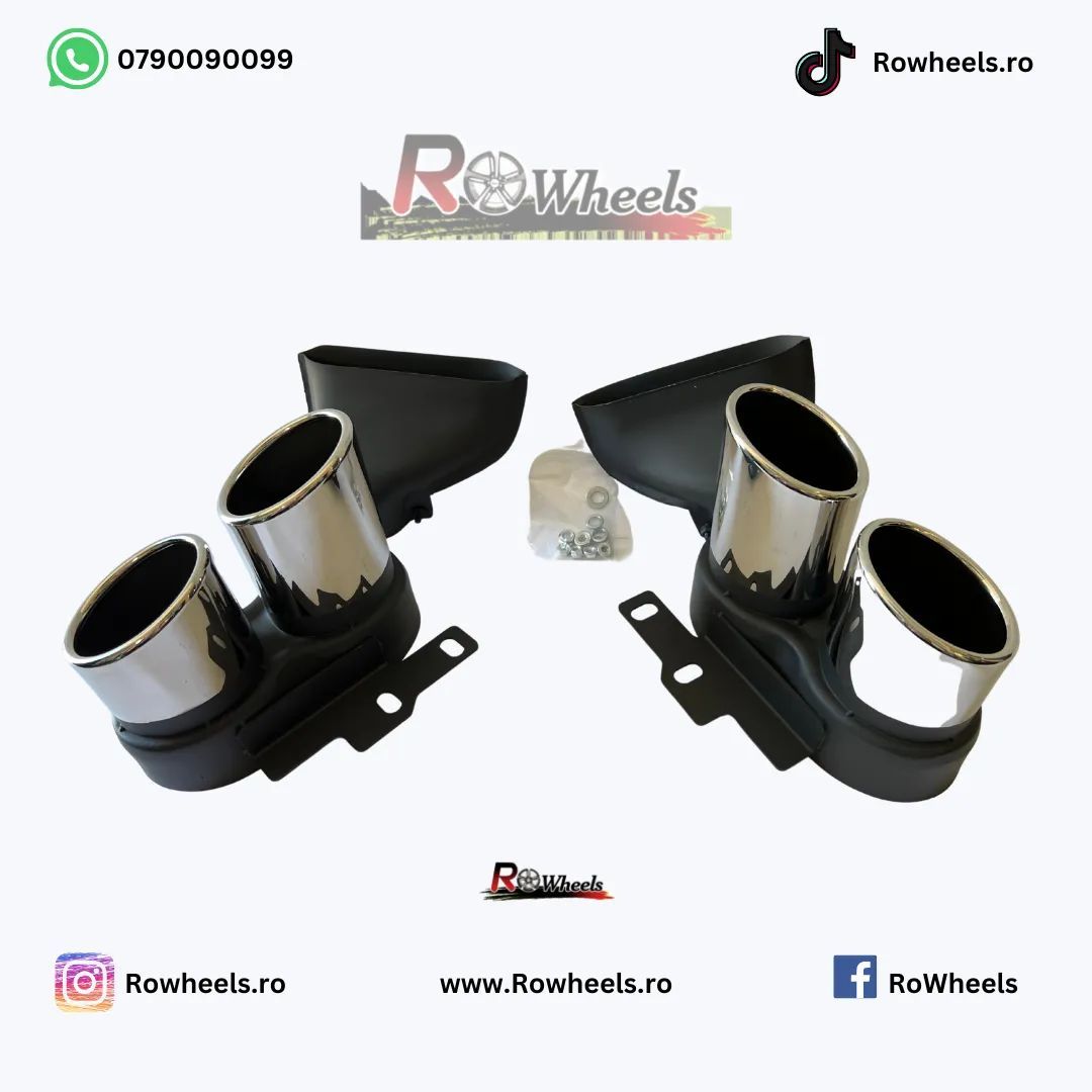 Ornamente tobe Tips evacuare tobe toba auto sport AUDI A3 A4 A5 A6 A7 A8 Q3 Q5 C8
