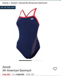 Продается женский купальник (слитный, спортивный), 36 размер, Zone3