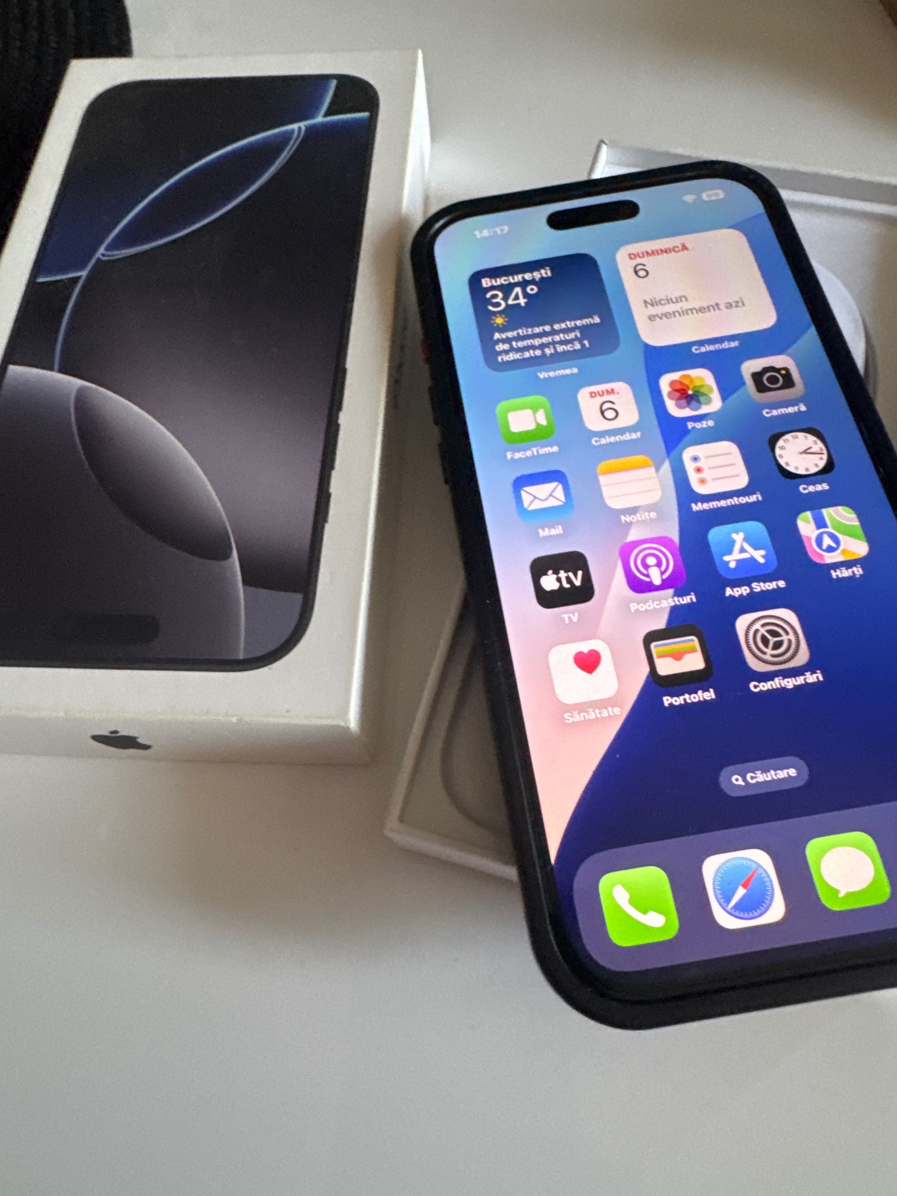 Iphone 16 pro max negru titan