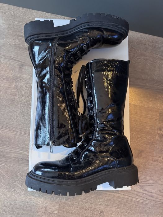 Ботуши/кубинки ЕСТЕСТВЕНА КОЖА 40