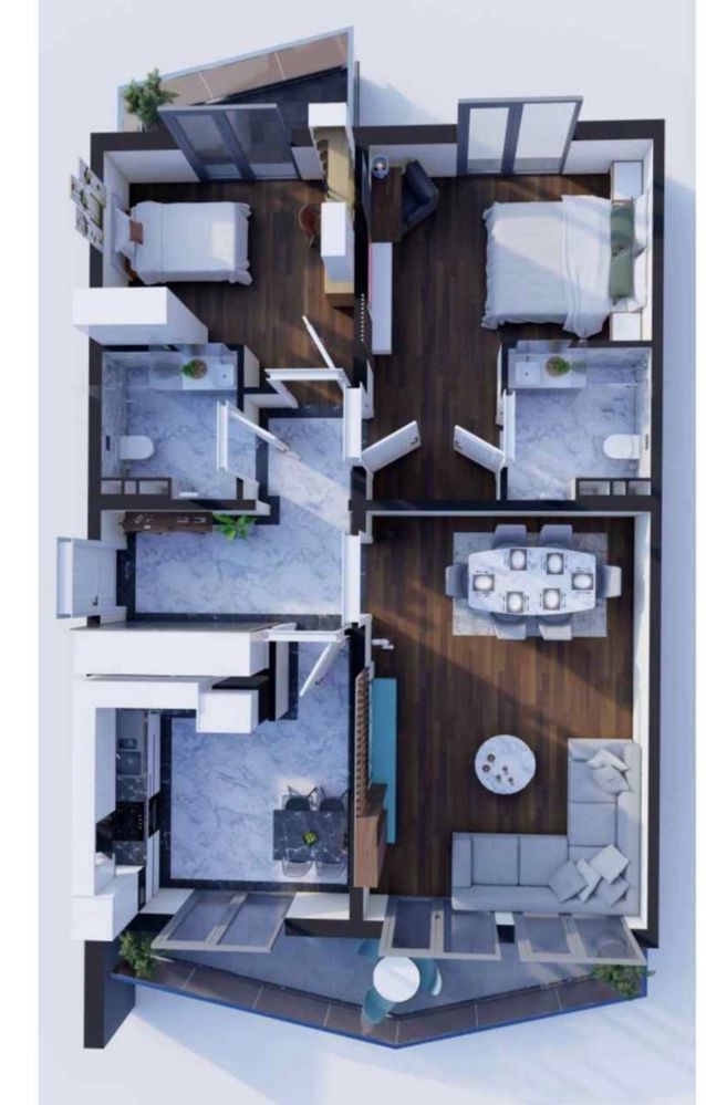 Продаётся 3х кв. ЖК «NUR», 90м2. Ор-р Дархан. Мирзо-Улугбекский район.