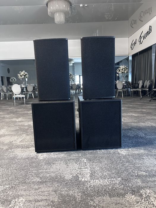 Boxe Active Bens Audio Sateliti 15” Basi 18” (nu RCF, Dynacord, FBT)