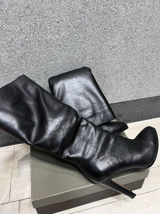 Сапоги кожа италия