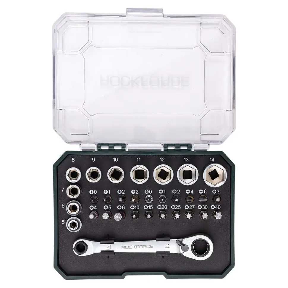 Мини гедоре 31 части 1/4'' RockForce