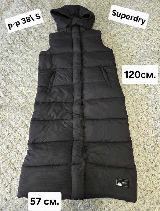 Дамски  зимен дълъг елек Superdry