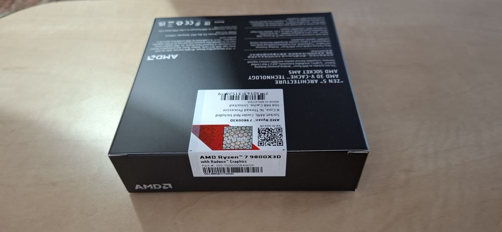 Procesor AMD Ryzen 7 9800X3D 4.7GHz box - SIGILAT