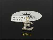 Bijuteria Royal CB : Pandant aur 14k 1,95gr