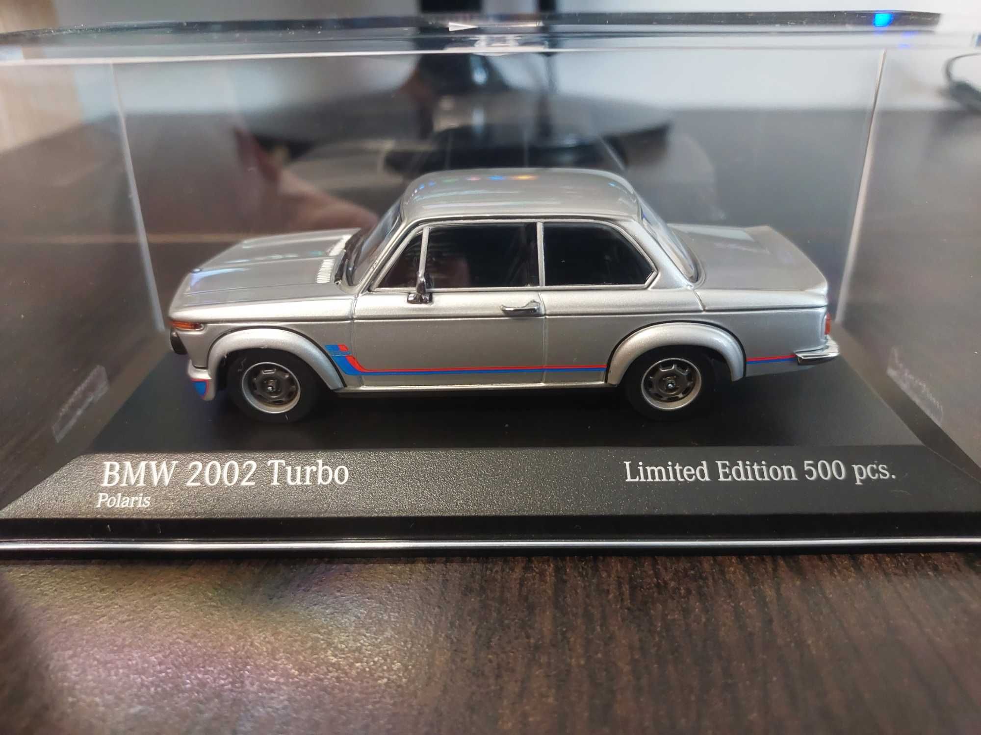 Macheta BMW 2002 TURBO 1973 - Minichamps, 1/43, noua.