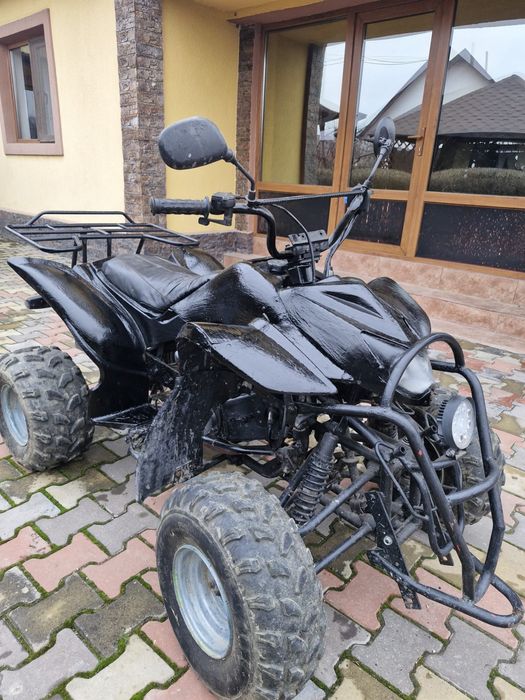 ATV Skiygo cu lama zapada si remorca