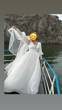 свадебное платье большой размер 48-54 на прокат!
