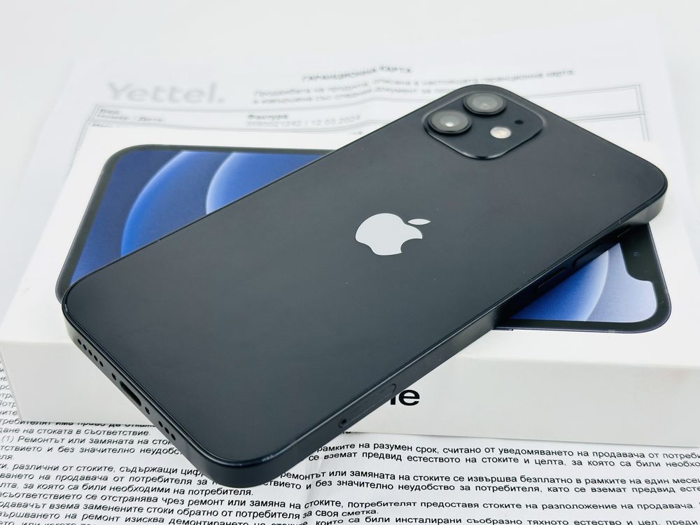 НОВ! Apple Iphone 12 64GB Black 3г. Гаранция!