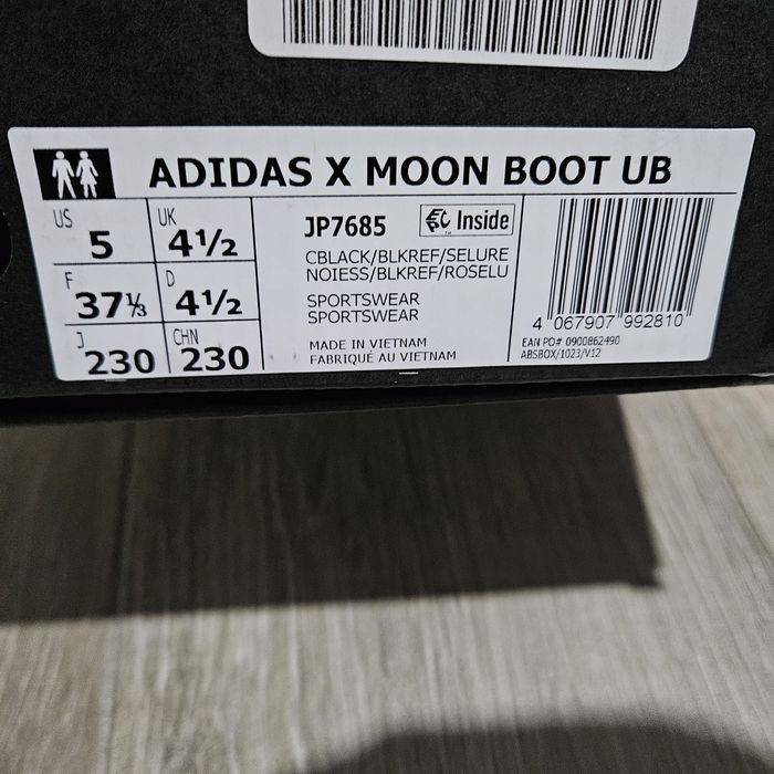 Pantofi sport Adidas X Moon Boot UB, 37 1/3