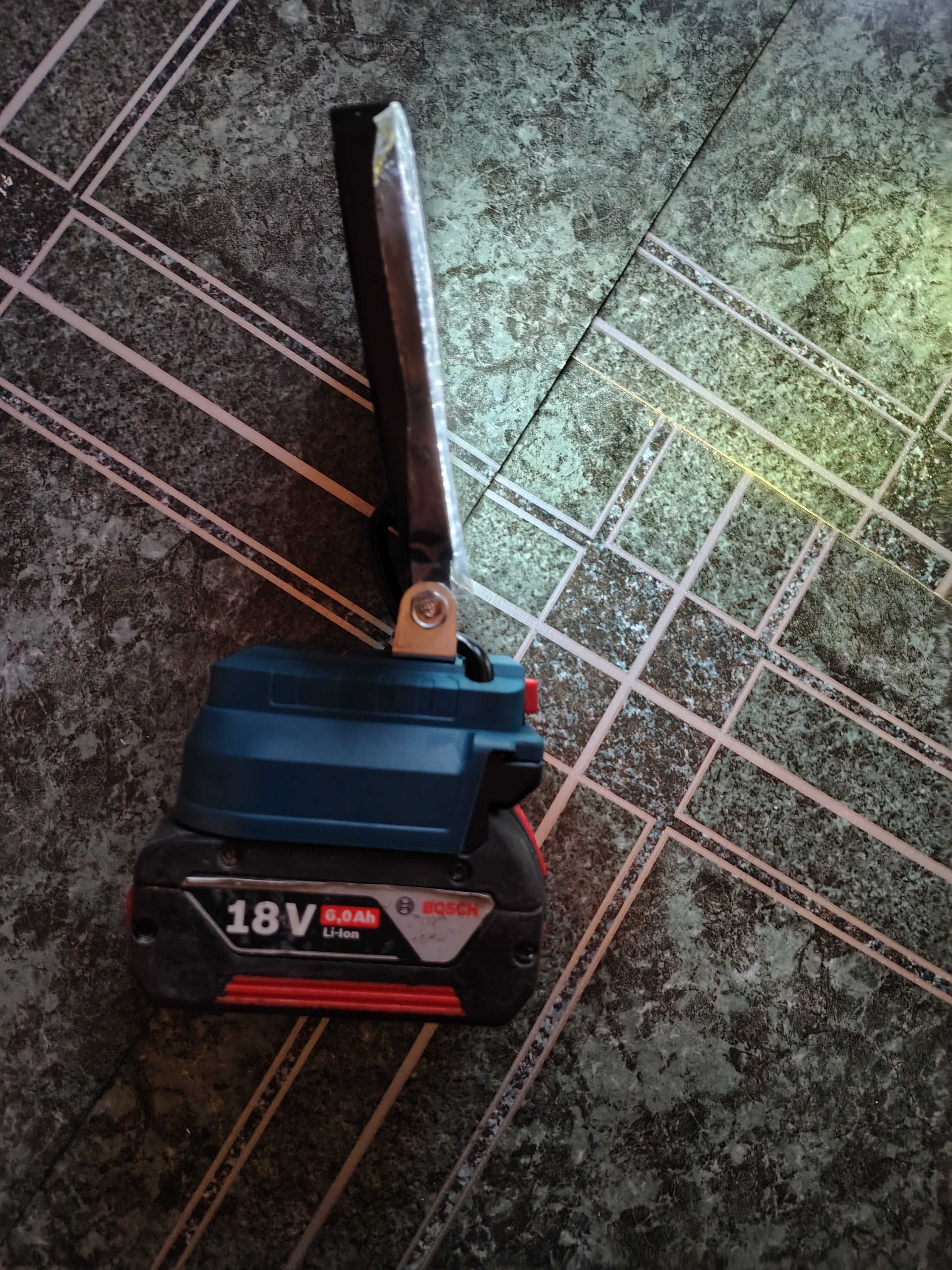 LED прожектор фенер за батерия Bosch,Makita,Dewalt 18v