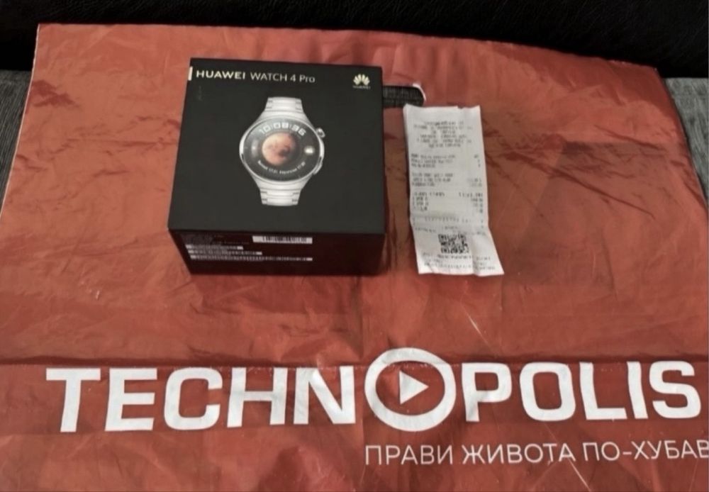 48mm Huawei watch 4 Pro LTE Гаранция Технополис 2025 г. Titanium