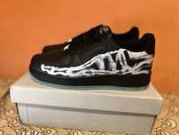 Nike Air Force 1, marime 41,42,43 Skeleton Negru