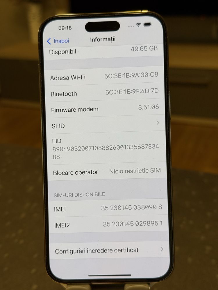 Iphone 14 Pro Mag 128 Gb  Gold