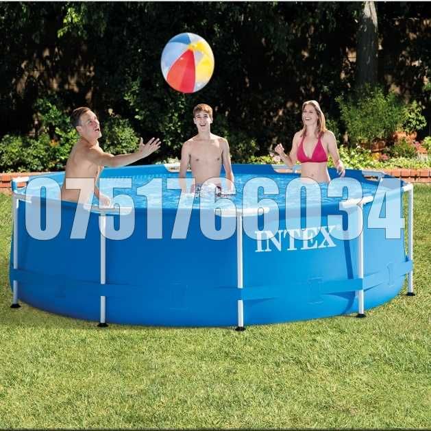 Piscina INTEX Rotunda Cadru Metal 305x76cm Pompa LIVRARE GRATUITA