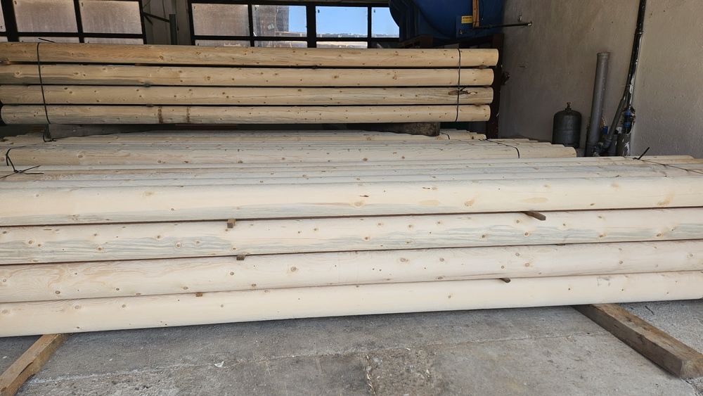 Vând bustean rotund calibrat pt cabane