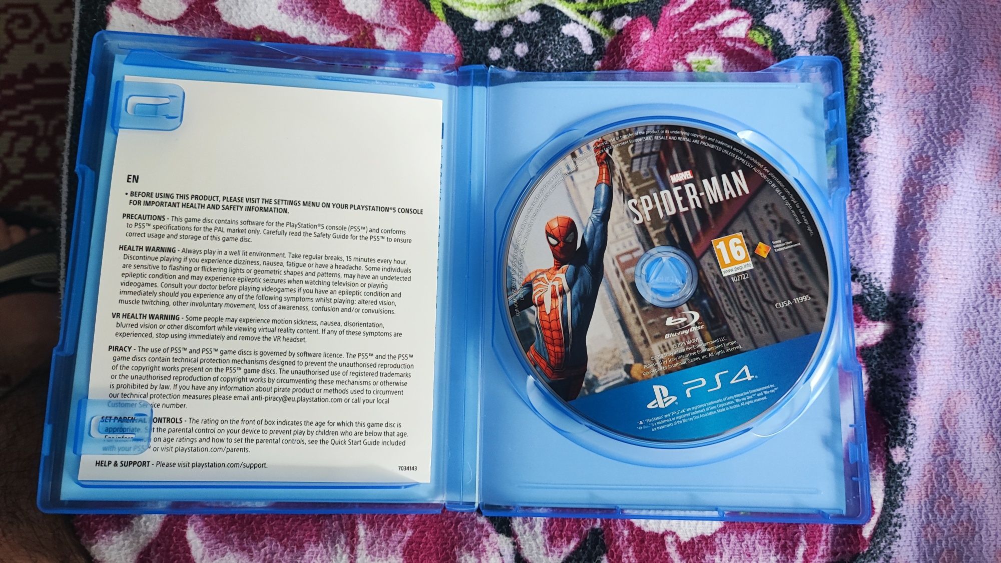 Joc Spider Man 1 PS4