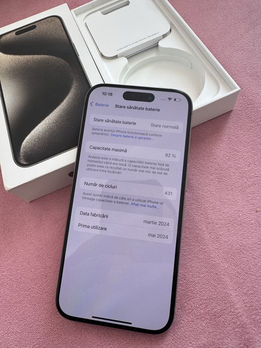 Iphone 15 Pro 128gb  impecabil garantie