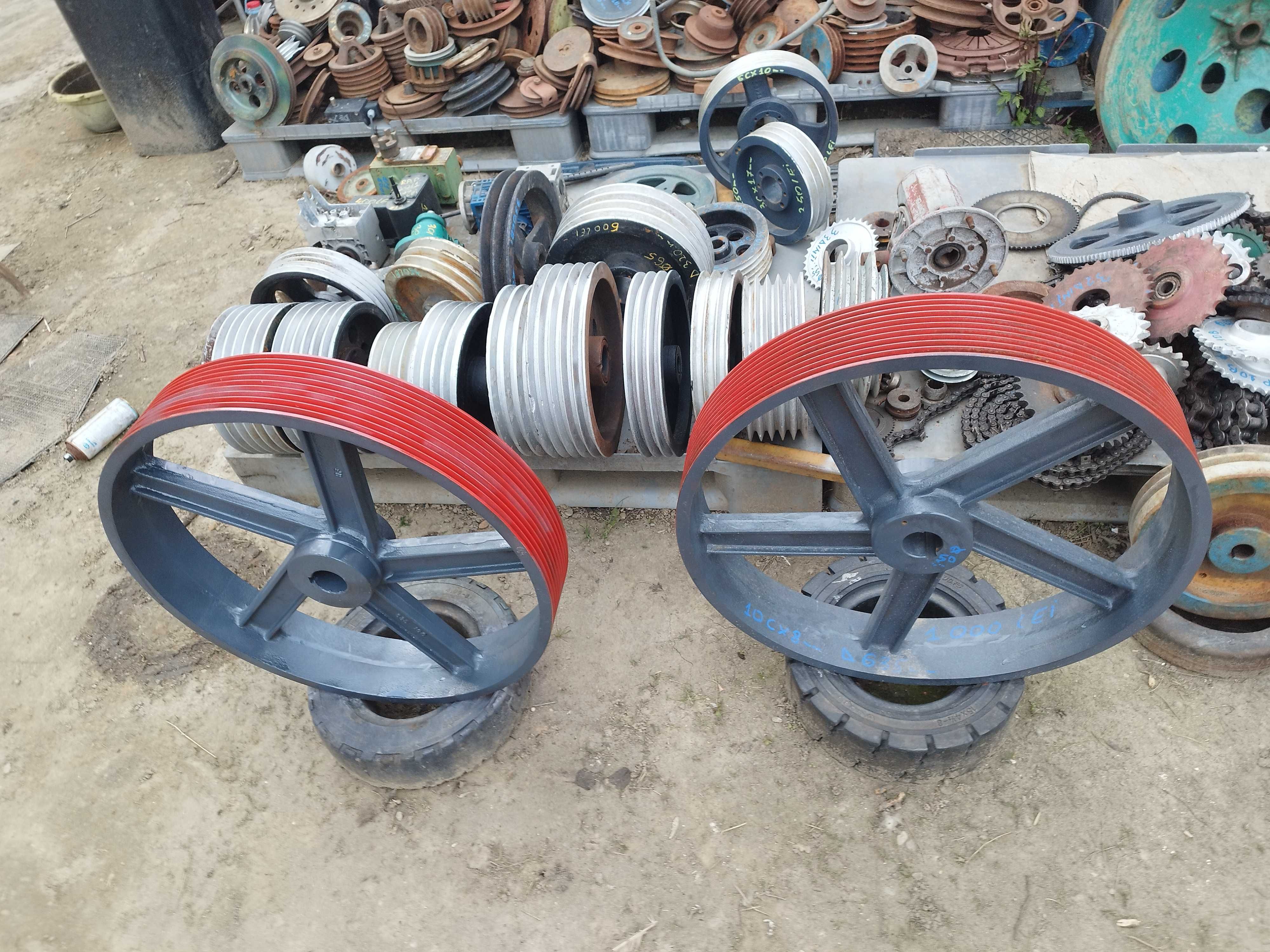 Fulie 630 mm generator mare grea