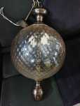 Lustra / plafoniera vintage bronz glob sticla murano
