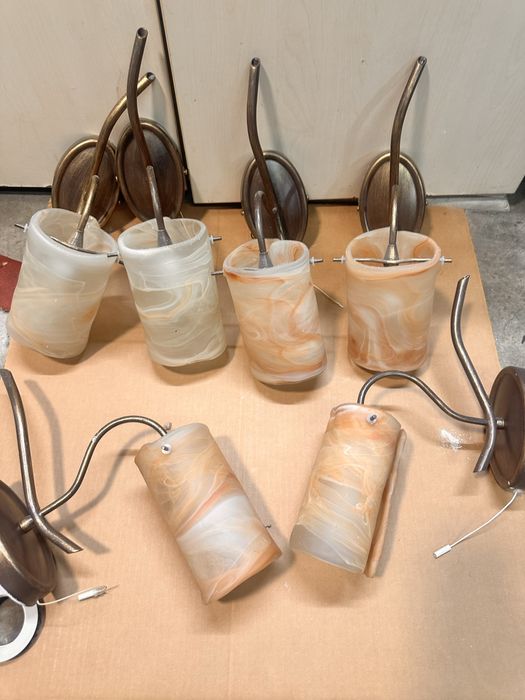 Италиански осветителни тела с венецианско стъкло