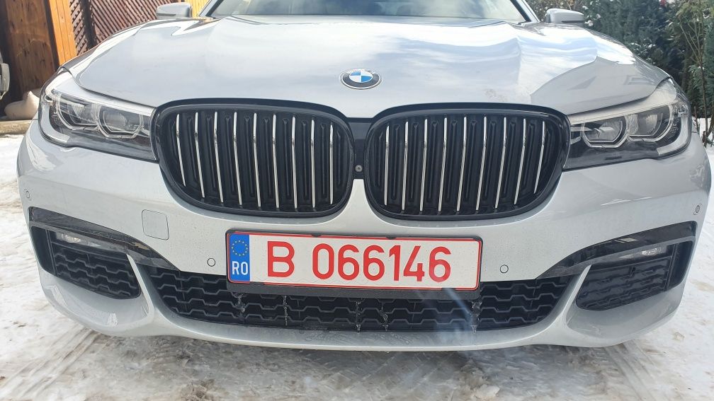 Bot complet faruri bara capota grile trager bmw 7 g11 g12 M pachet