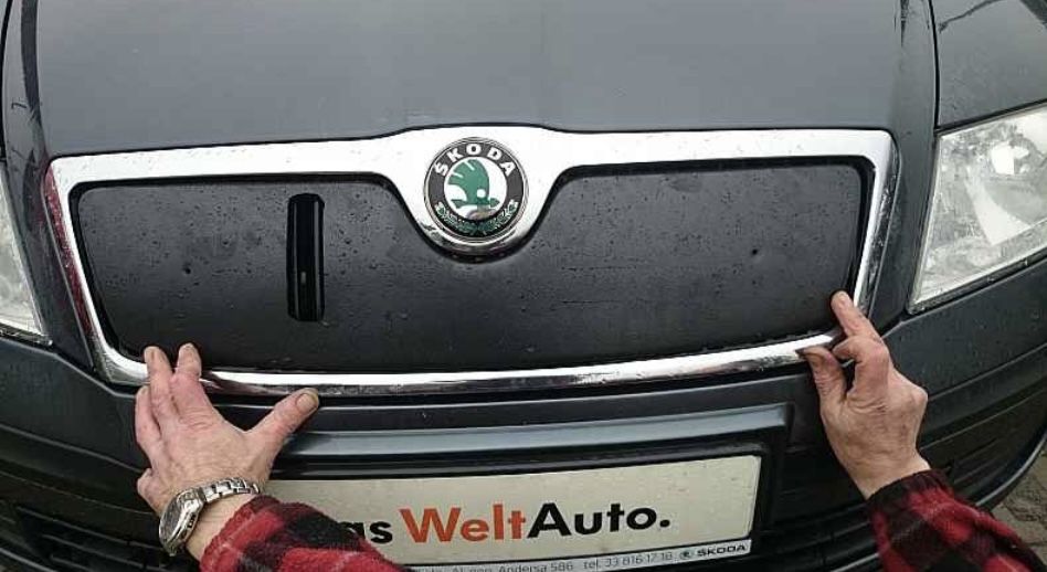 SKODA зимен дефлектор