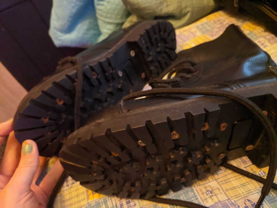 Bocanci red black(steel)