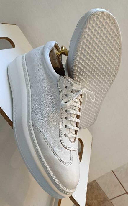 Pantofi sport casual 44 44.5 lucrati manual G. Rizo NOI piele naturala