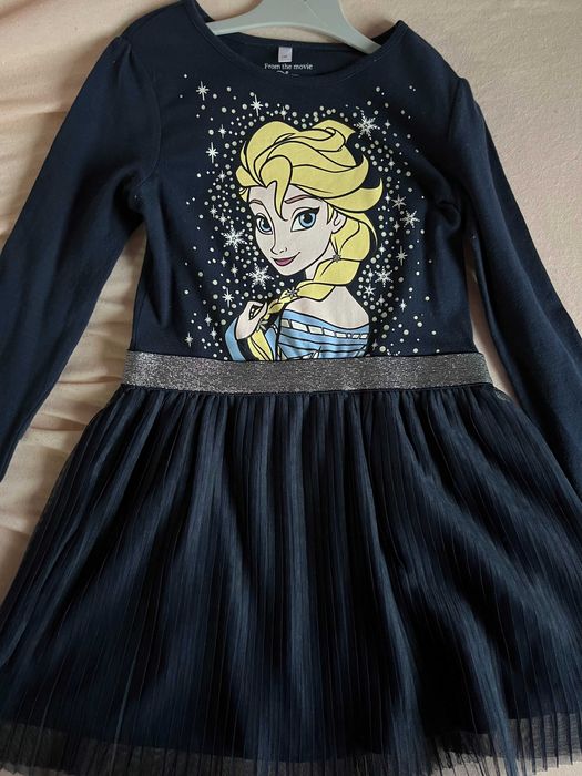 Rochie C&A licenta Disney cu Elsa, marimea 128