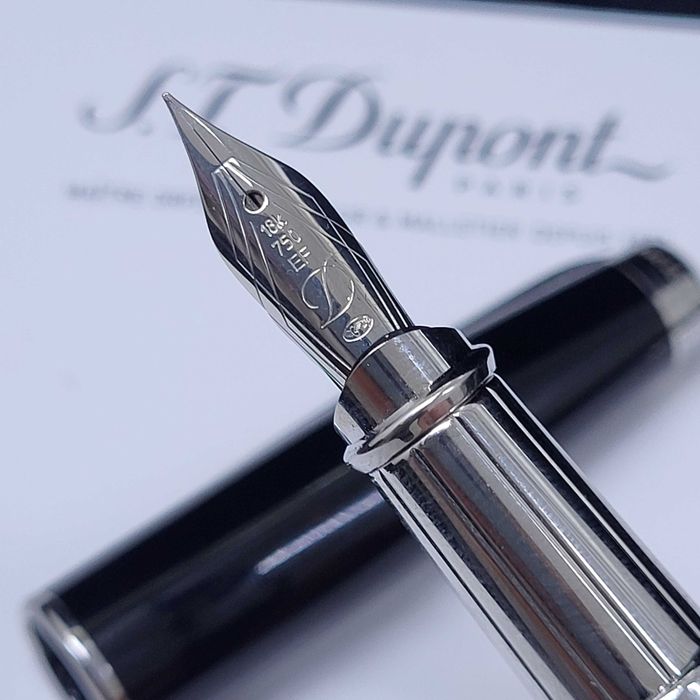 Set S.T. DUPONT OLYMPIO cu penita 18k, Specimen, ZEUS Amanet Militari