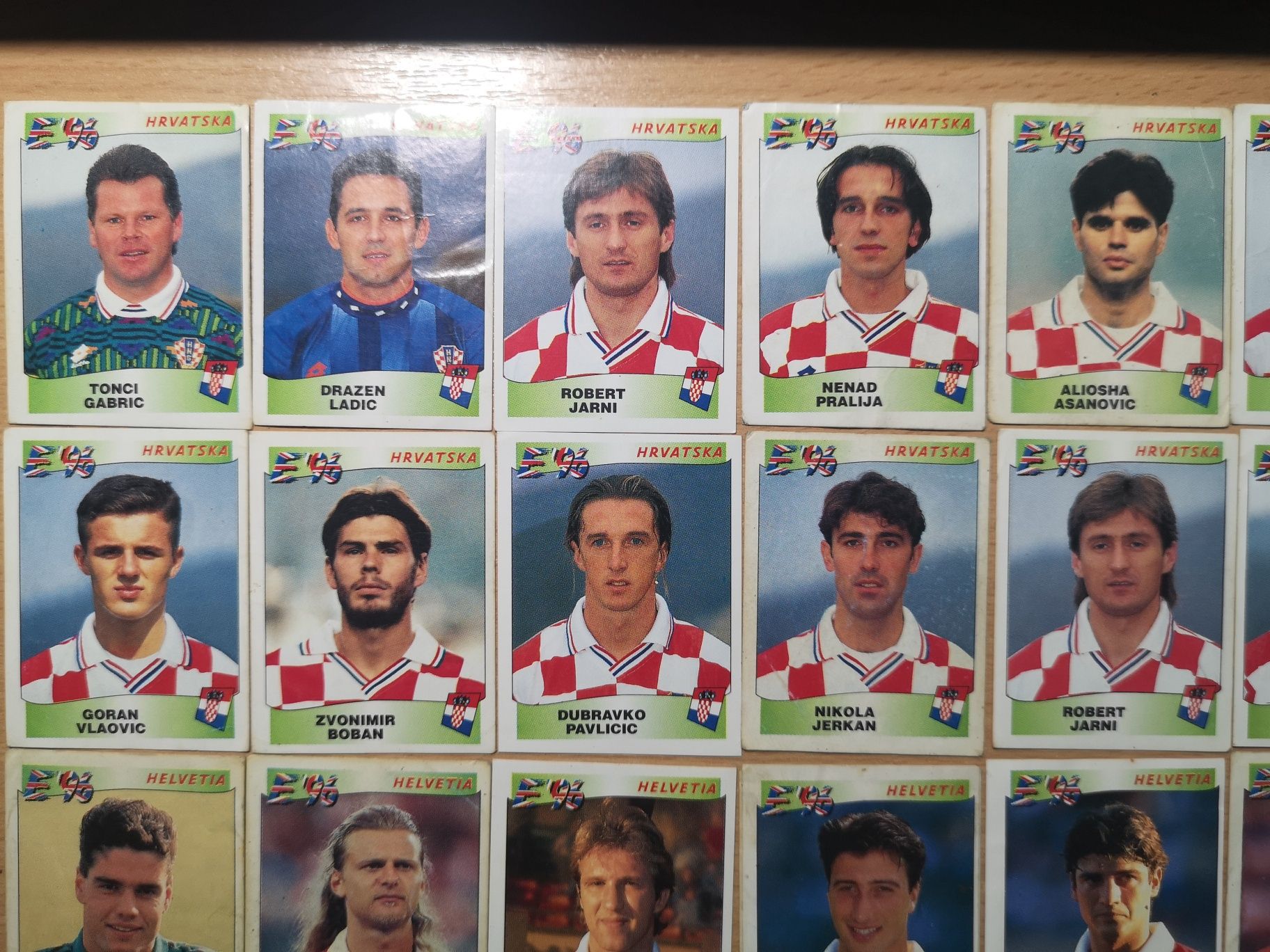 Panini mini stickere star foods pt Album euro 96