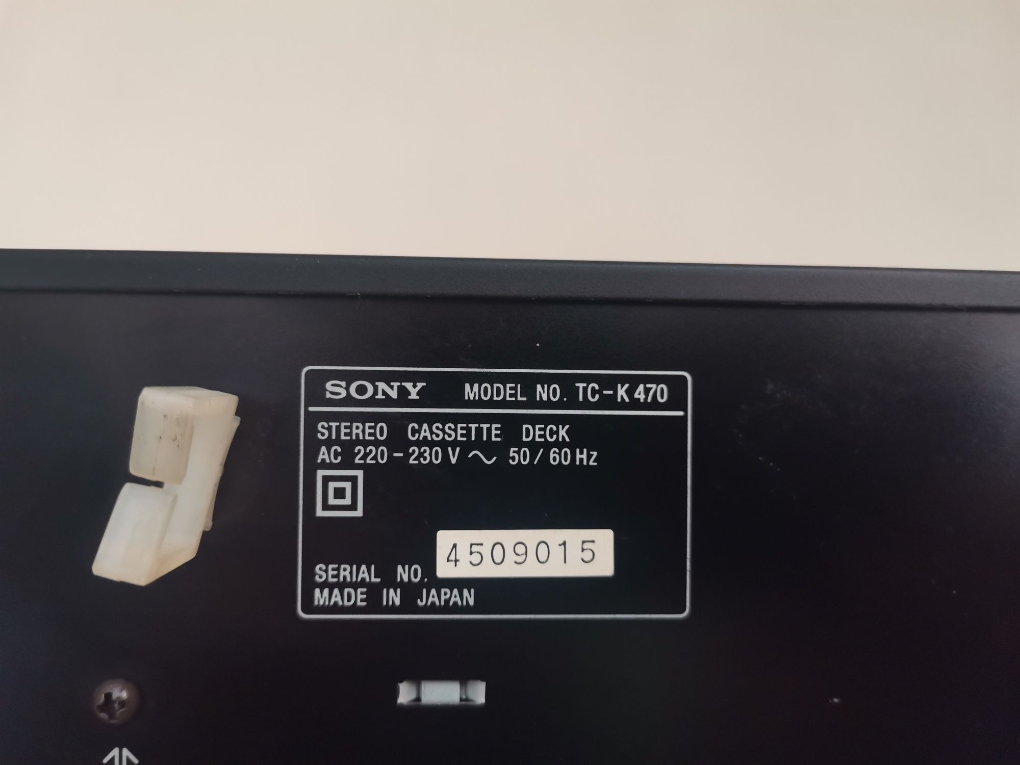 Касетен дек Sony tc k311