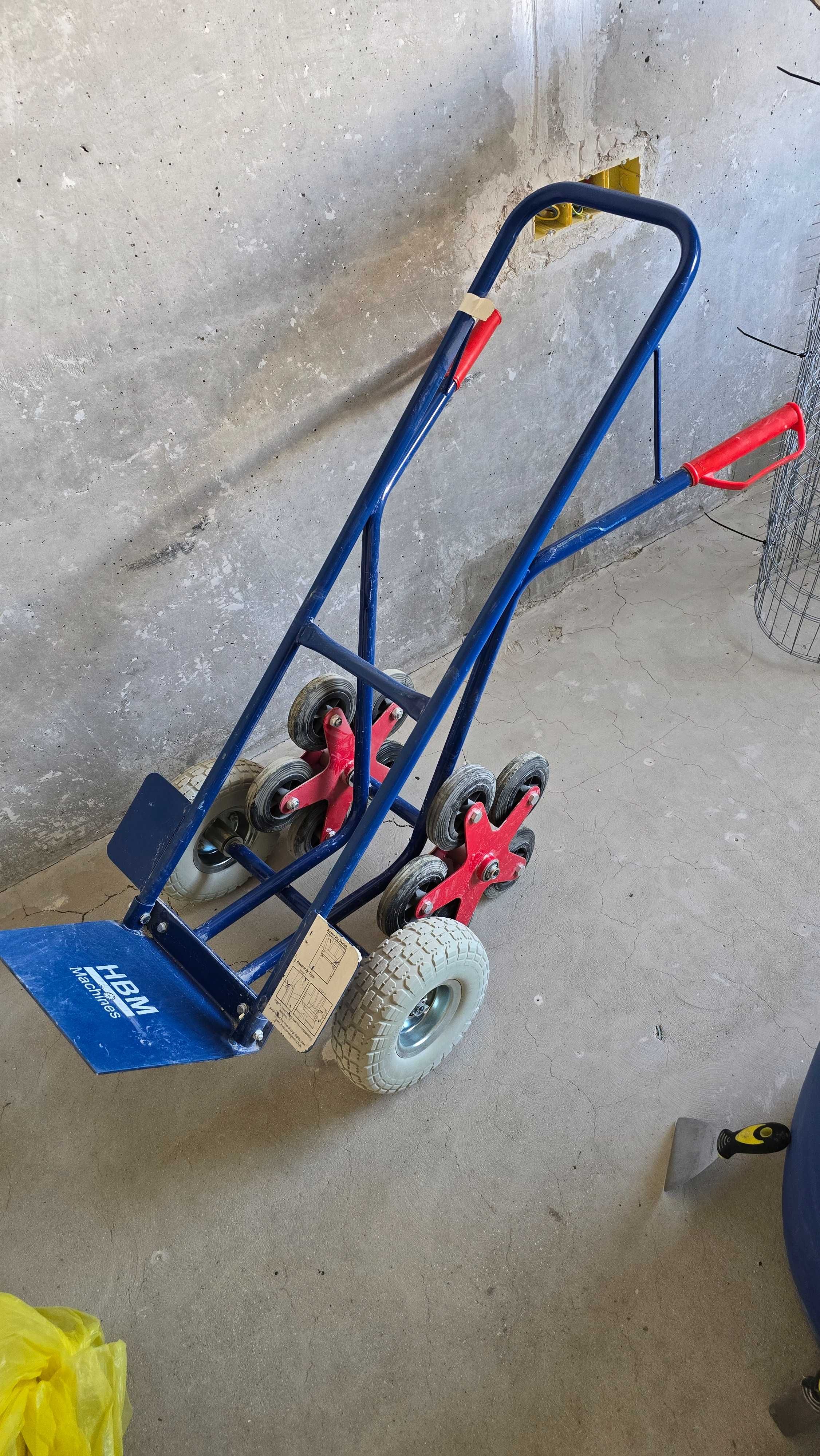Транспортна количка за стълби HBM K9952, 300 кг, 57x70x118 см