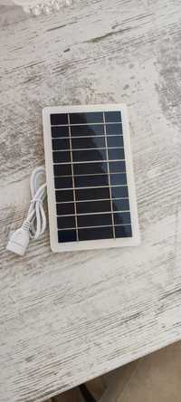 Соларно зарядно за мбилни устройства - USB соларен панел 5W за зарежда