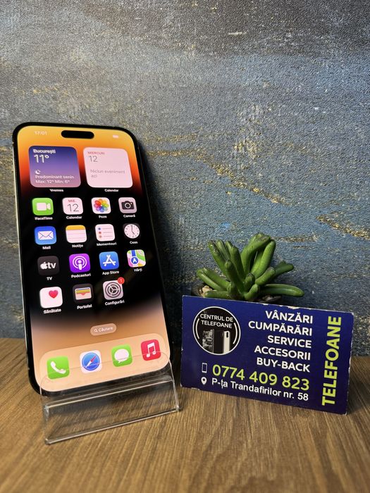 Iphone 14 Pro Max/256Gb/Garantie 2Ani Centrul de Telefoane/Rate